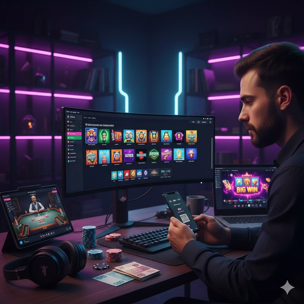 Login em cassino online